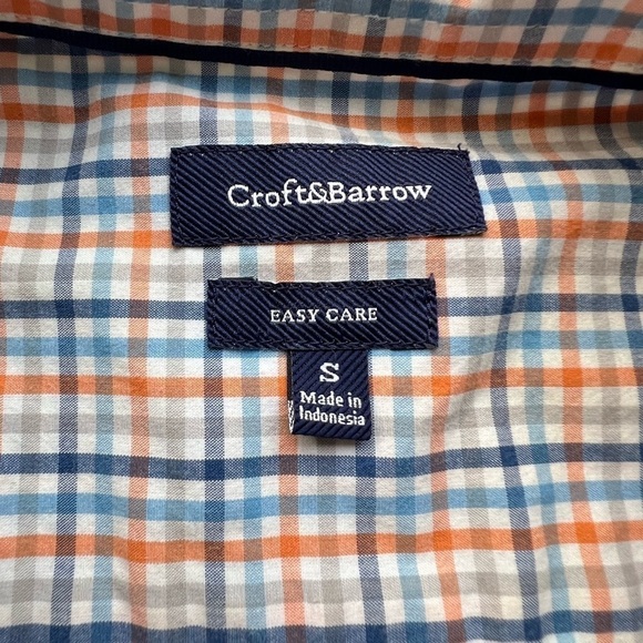 Croft and Barrow Men’s Button Down Shirt Size Small - Picture 2 of 4